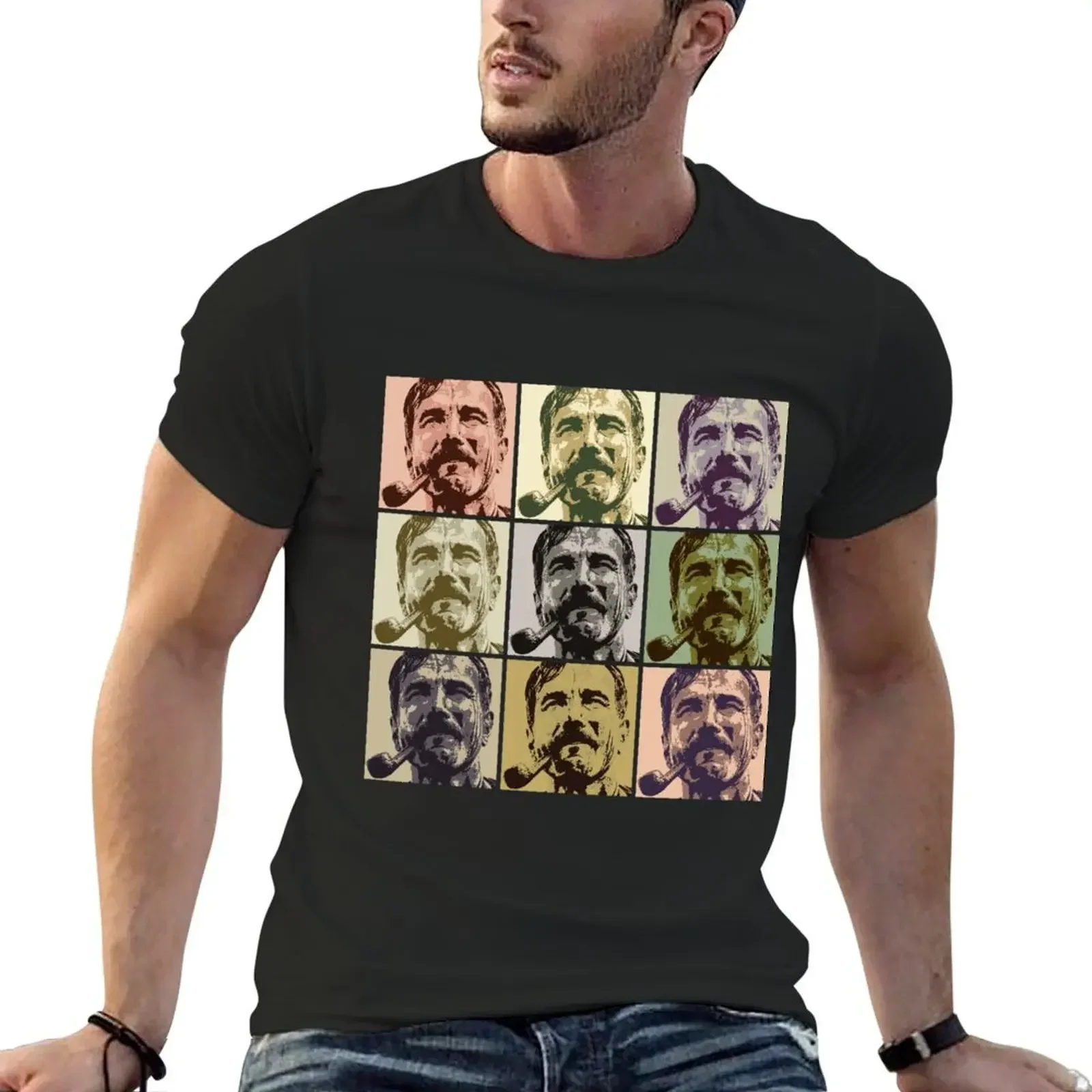 Daniel Day-Lewis Plainview There Will Be Blood Pose T-Shirt anime stuff man clothes shirts men