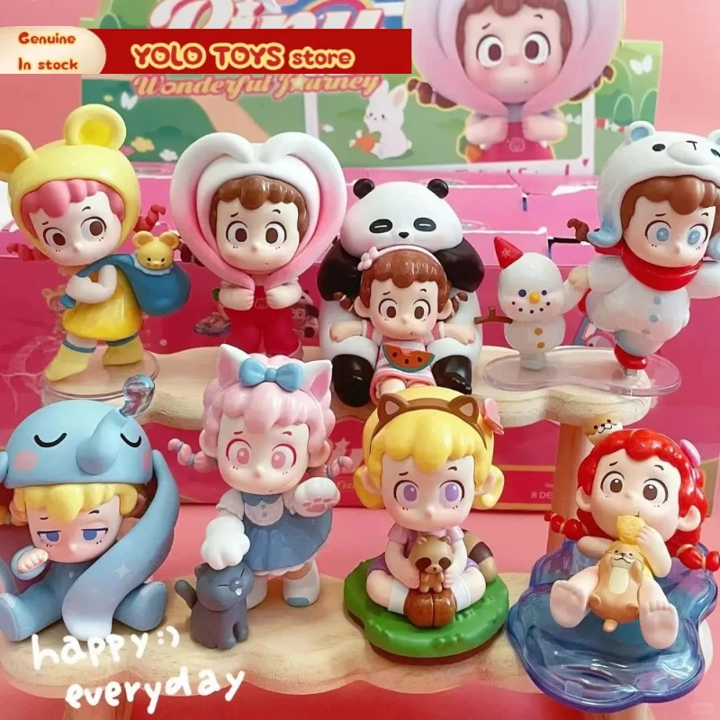 

Genuine Piny V1 Wonderful Journey Series Blind Box Lovely Trendy Toy Kawaii Piny Mystery Box Naughty Little Girl Model Gift