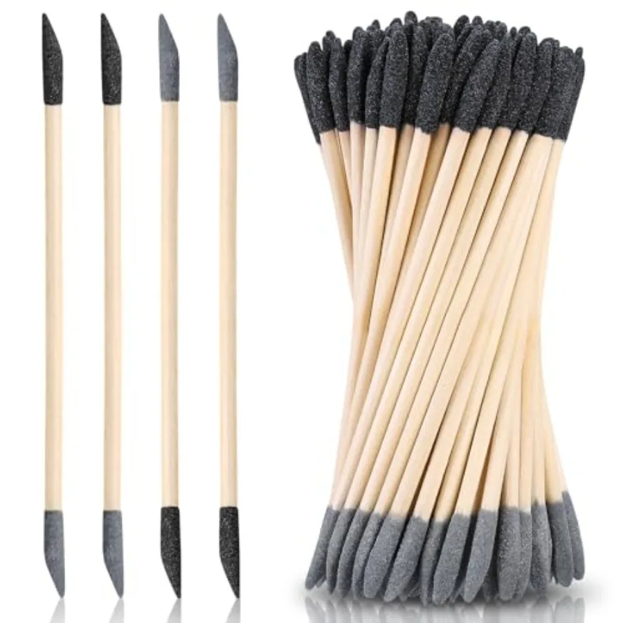 

50PCS Premium Sanding Sticks Double End Matchsticks Sanding Twigs of 120/280 Grit Fine Detailing Polishing Sticks for Plastic M