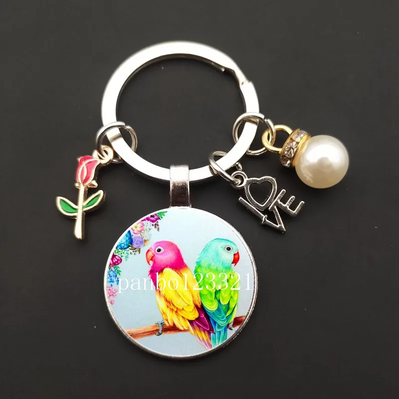 شخصية عصرية أصبع المفاتيح لطيف خنزير القط النمر البقرة الحيوان عاشق المفاتيح قلادة الرجال والنساء مجوهرات مجوهرات #4