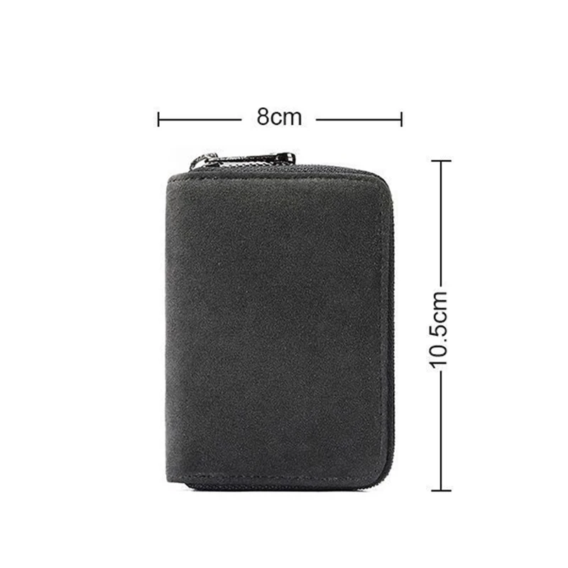 New 11-Card Slot Women Men Wallet Car Driver Licence Card Bag Zip Coin Purse For Tesla Model 3 S X Y Roadster SpaceX Accessories