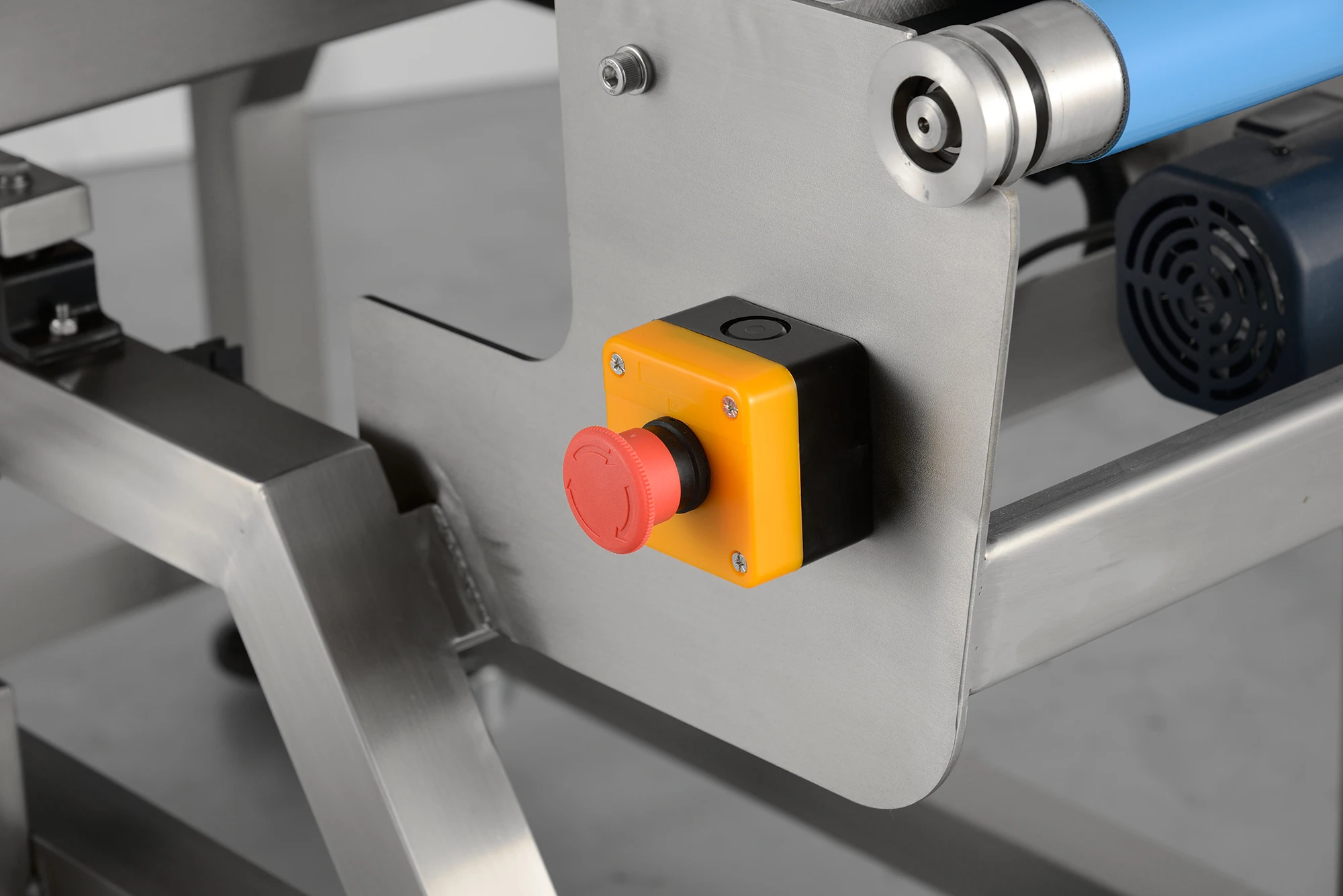 Detector de metais de folha de alumínio do transportador de correia industrial para linha de produção de embalagens de alimentos e drogas