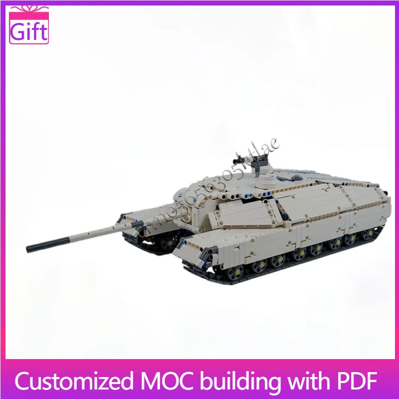 1183 PCS Hot Selling Super Heavy Tank Model Modular DIY Set Building Blocks Kids Assembly Display Toys Festival Surprise Gifts
