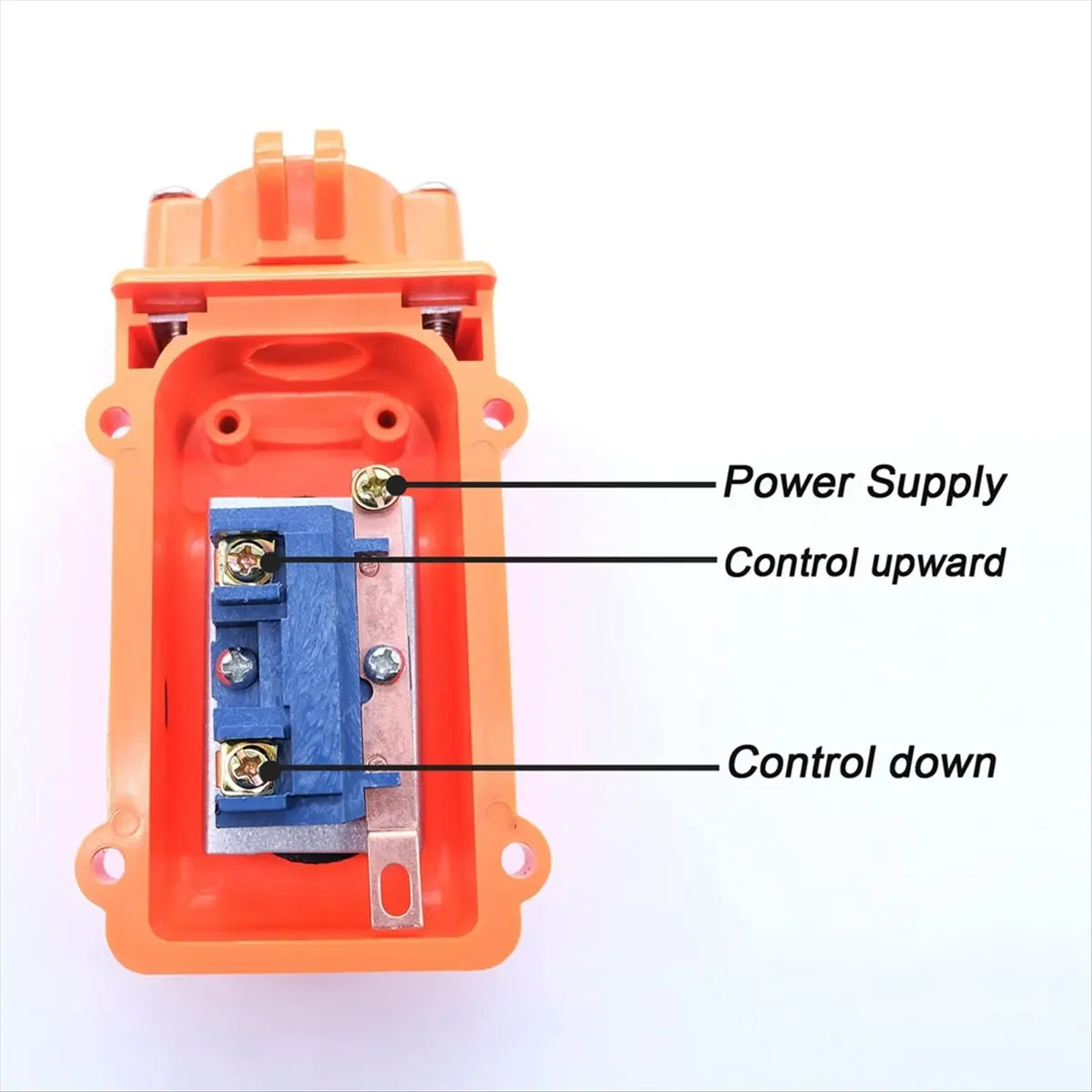 Friendly!Rain Proof Up-Down Switch Control Station Crane Pendant Hoist Push Button Switch Momentary COB61-UP-DOWN