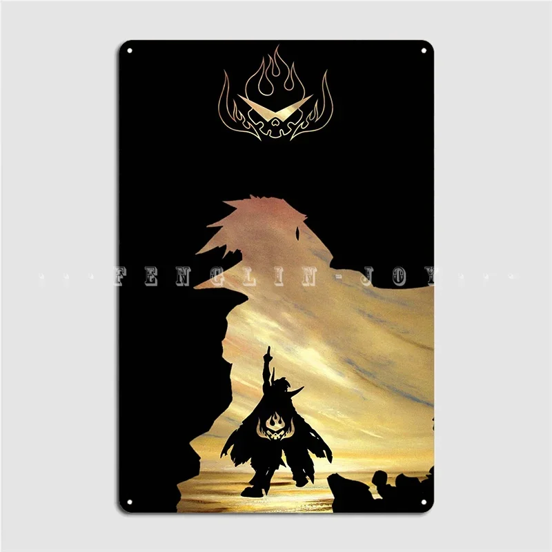 Kamina Gurren Lagann Ttgl Metal Plaque Poster Club Bar Cinema Garage Classic Garage Decoration Tin Sign Posters