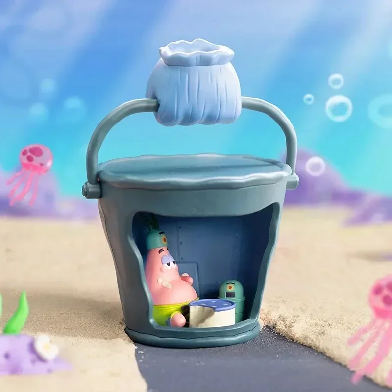 البوب مارت سبونجبوب سكوير بانتس كرنفال الذكرى سلسلة المشهد مجموعات 100% الأصلي صندوق أعمى مفاجأة اللعب صندوق غامض لطيف