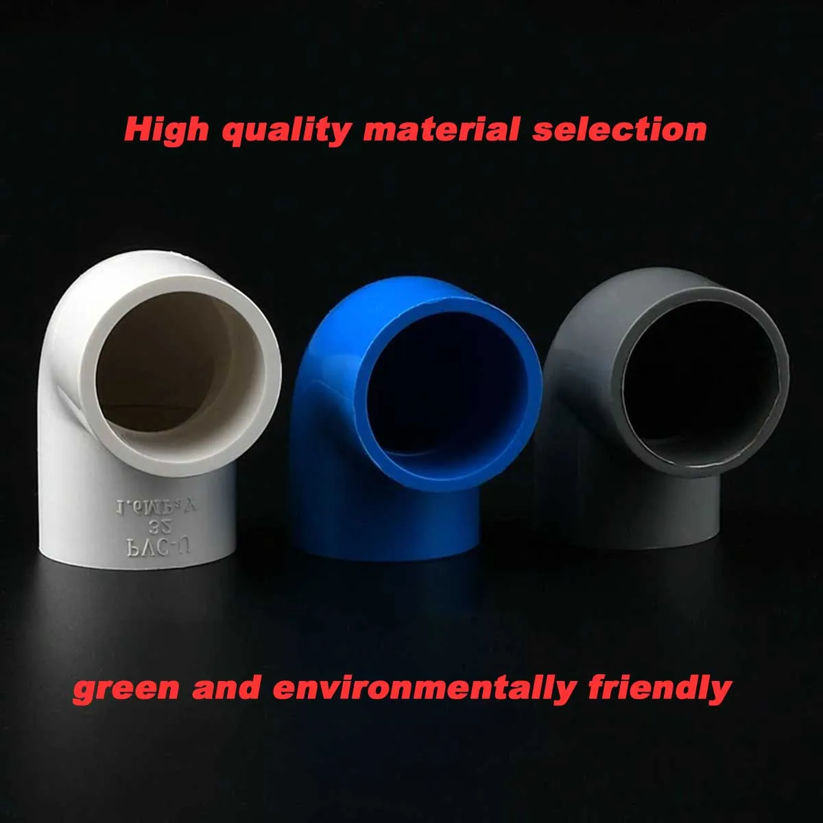 

1~2pcs 20~63mm PVC 90 Degree Elbow Connector Aquarium Fish Tank Tools Garden Irrigation Water Pipe Connectors Adapter