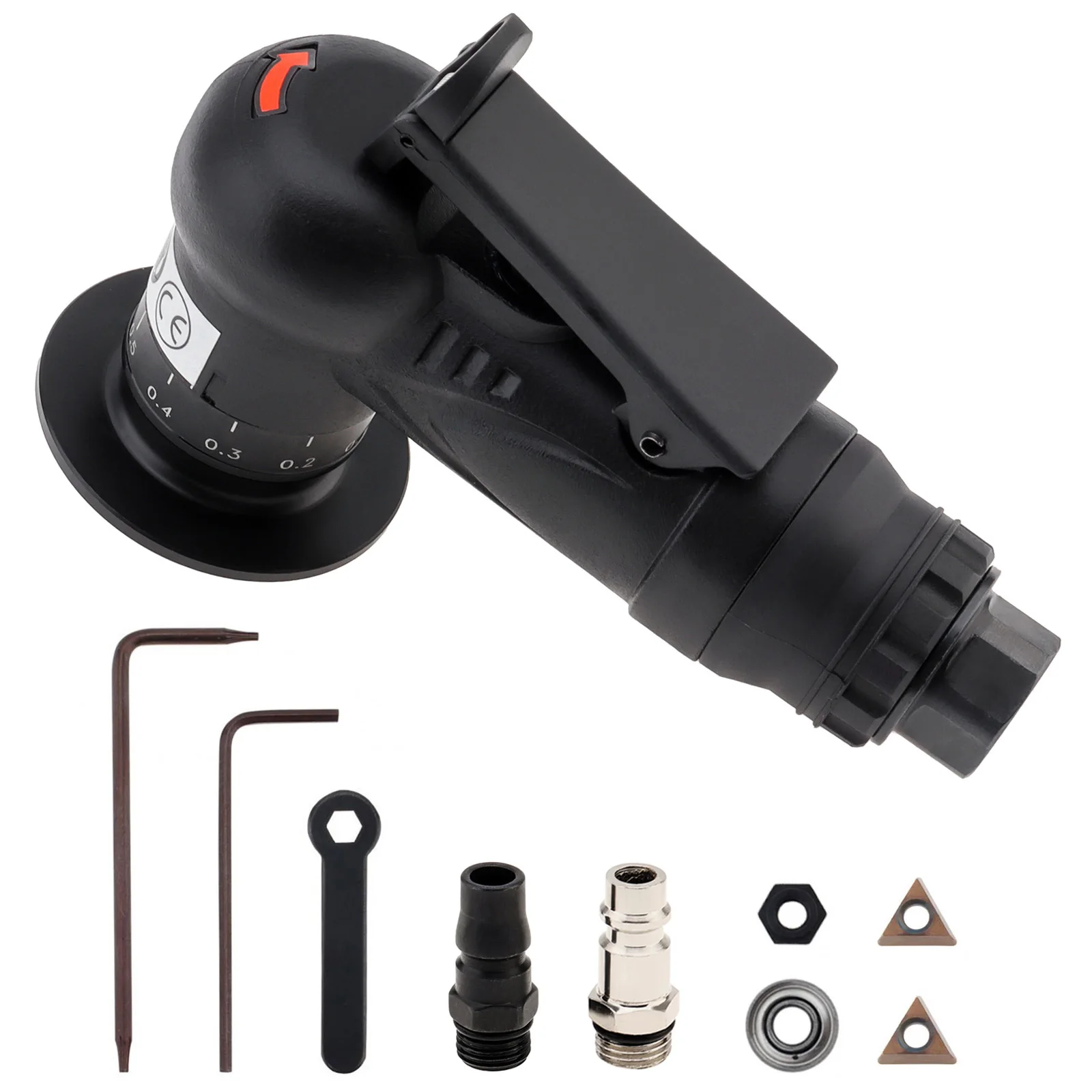 

Mini Chamfering Machine 45 Degree Manual Linear Pneumatic Chamfering Tool for Metal Trimming / Arc Corner Deburring,Edge Beveler