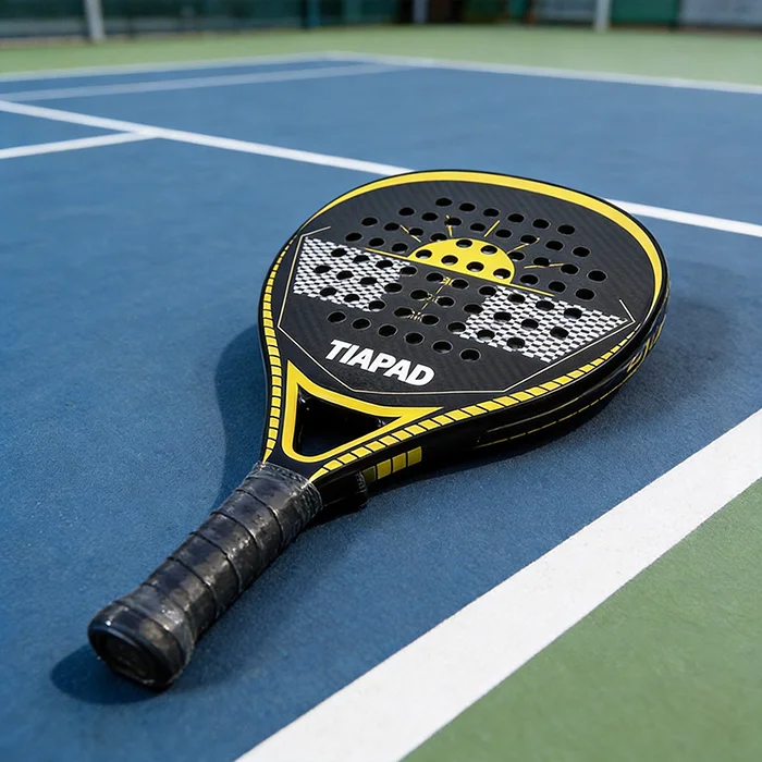 

Advanced Carbon fiber material 12K padel racket, grain textured hitting surface controllable power full OEM customization for sp