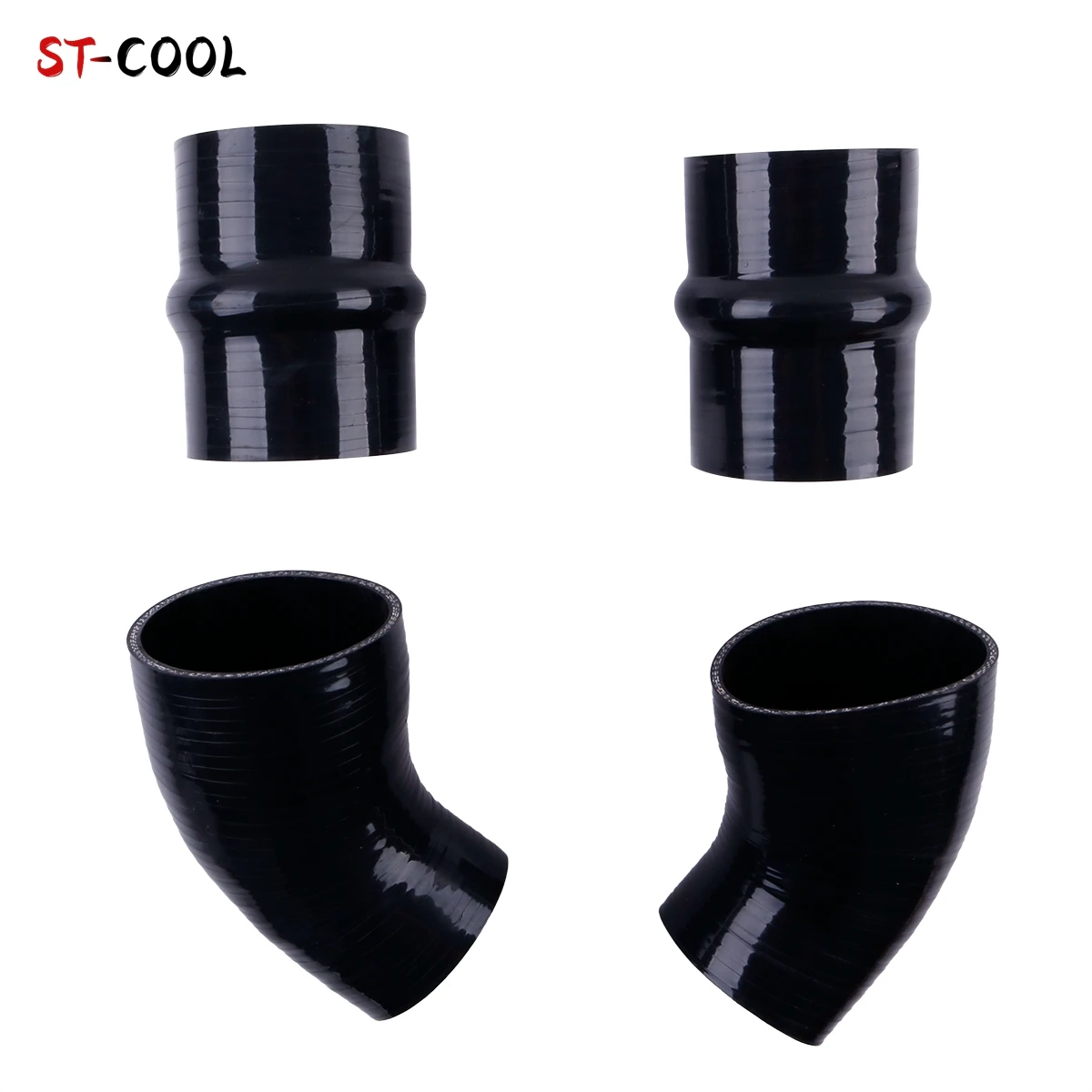 

For 1994-2002 Dodge Cummins Dodge Ram Pickup Diesel 5.9L Boot 1995 1996 1997 1998 Intercooler Silicone Hoses Kit 4Pcs 10 Colors