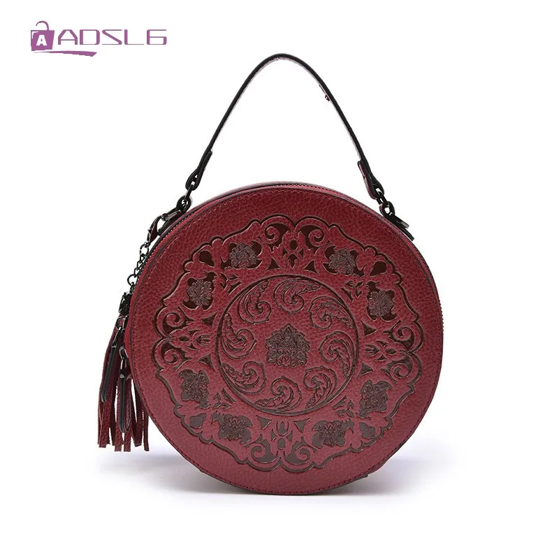 

Niche Design Handbag New Womens Foreign Style Shoulder Bags Popular Real Leather Tassel High Sense Crossbody Bags Female