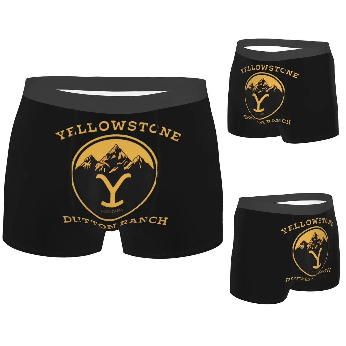 

Boxer Underpants Shorts Yellowstone Dutton Ranch Panties Male Soft Underwear for Homme Man Boyfriend Gift