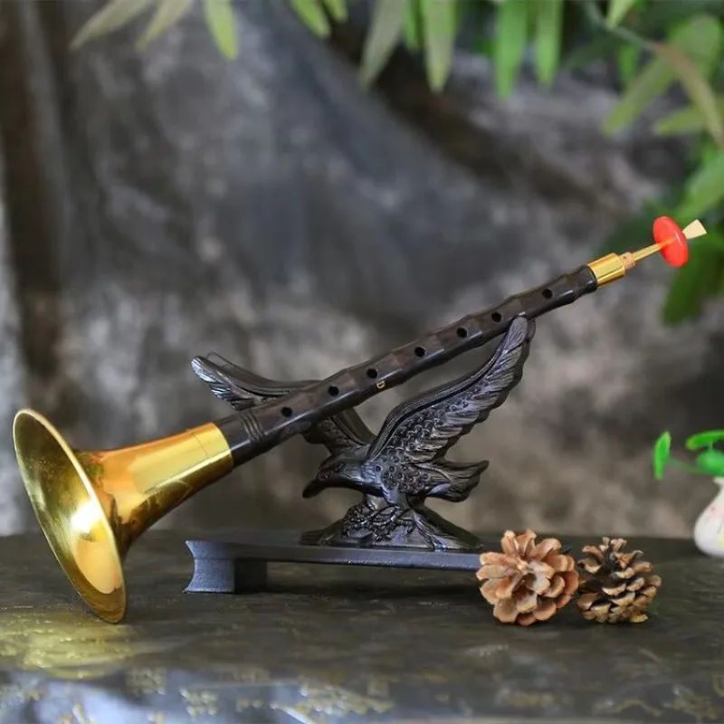 

Hooqu Professional Ebony Suona D Tune Boutique Beginner Suona Musical Instrument Full Set Of Professional Performance D Tune