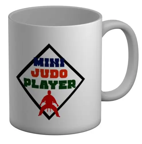 

Mini Judo Player Sports White 11oz Mug Cup Gift