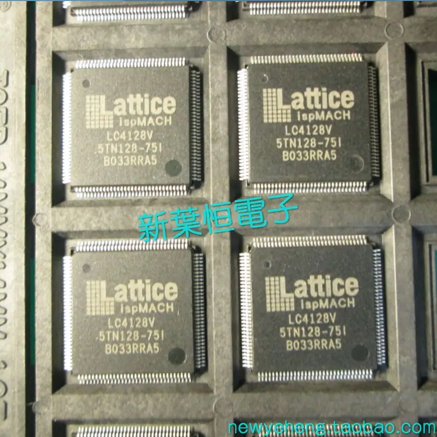 Free shipping  LC4128V-5TN128-75I QFP128 LATTICE   10PCS