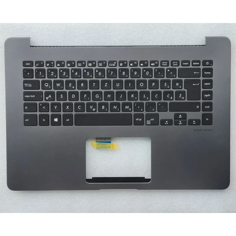 

New Laptop Backlit Keyboard For Asus ZenBook UX530UX UX530 U5100 U5100U Replacement Keyboard Palmrest Cover C Shell Assembly