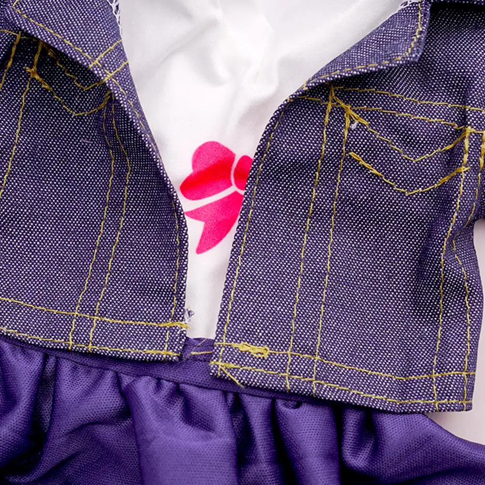 18인치 아메리칸 인형 옷 세트 43CM 리본 베이비 인형 옷 액세서리 네누코 로파 우리 세대 소녀 DIY 장난감 선물