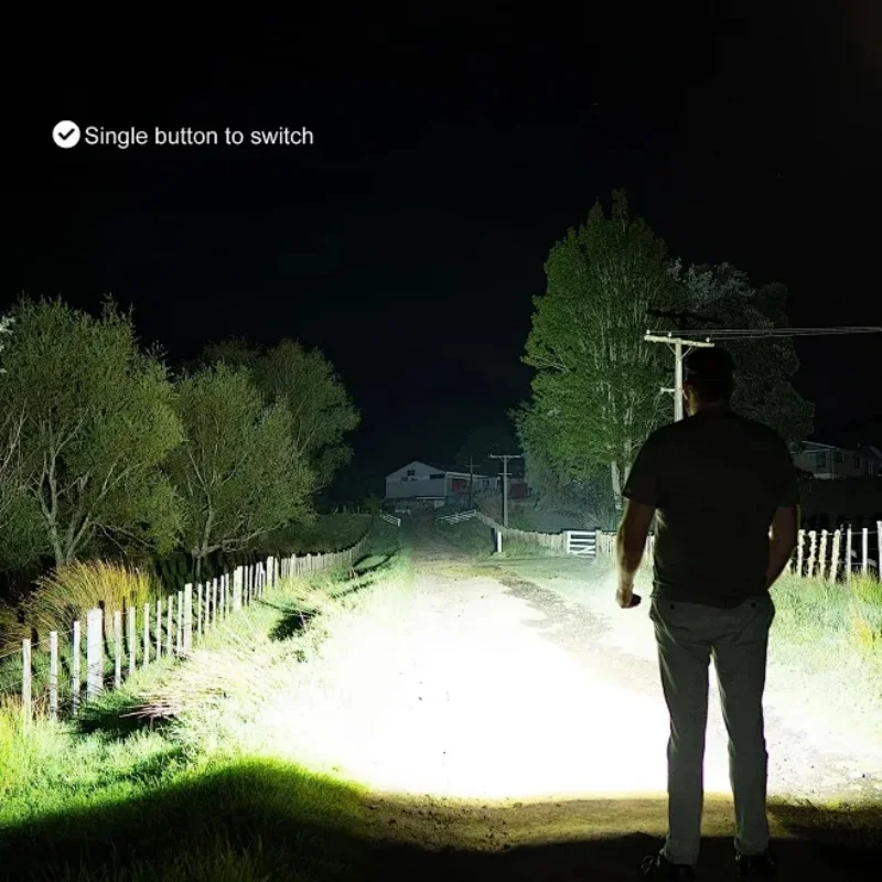 2025 46000000LM Powerful Headlamp Portable Rechargeable Lamp Super Powerful Head Flashlight Long Range LED Headlamp For Fishing