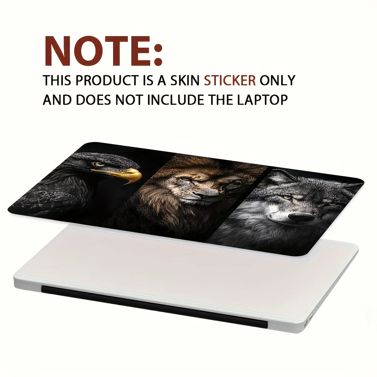 Adesivos de vinil para capa de laptop, 2 peças/set, capa de arte diy resistente a arranhões, adesivos universais de pele de netbook, laptop não reutilizável