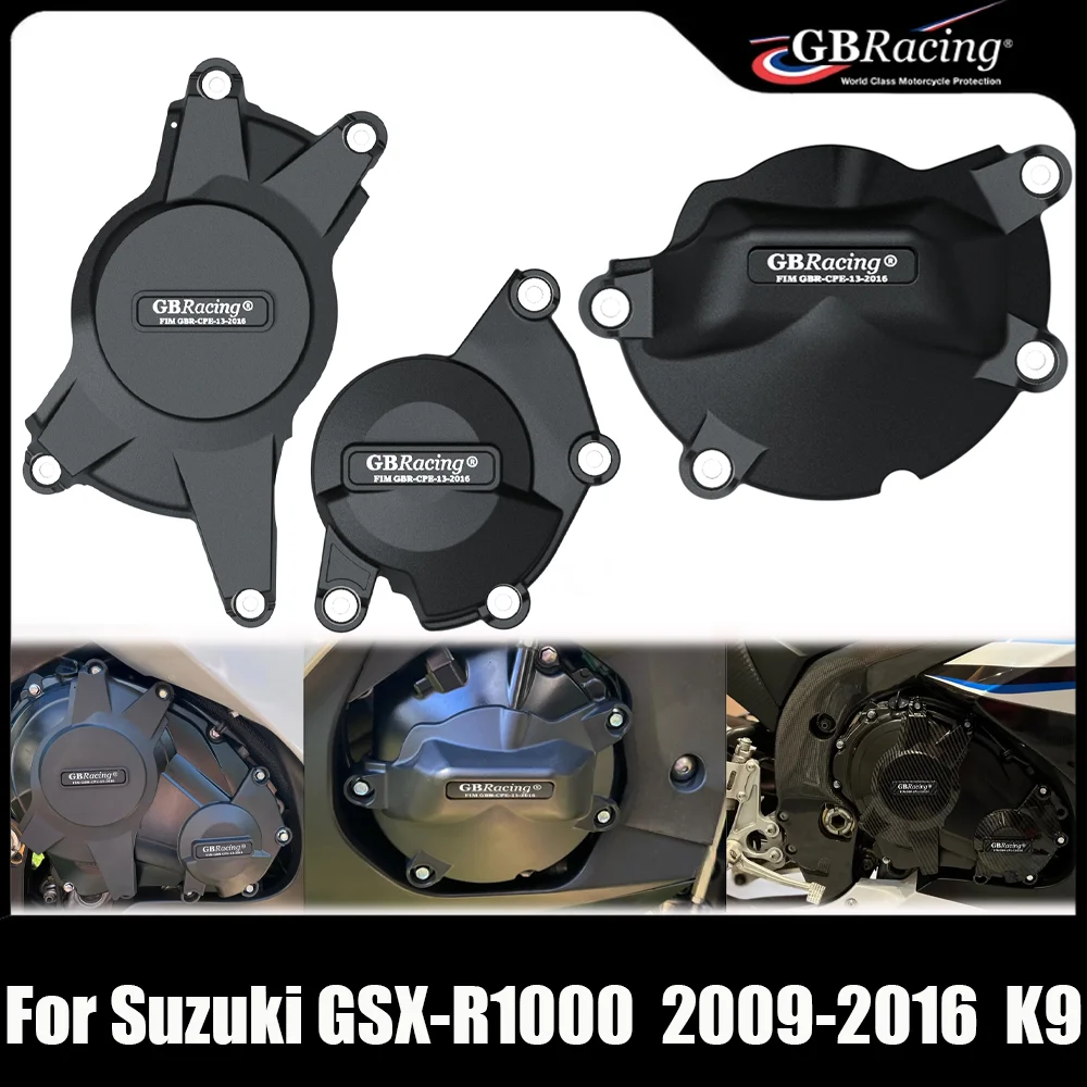 

GBRacing For Suzuki GSX-R1000 2009-2016 K9 Motorcycle Engine Cover Clutch Cover Protection Accessories