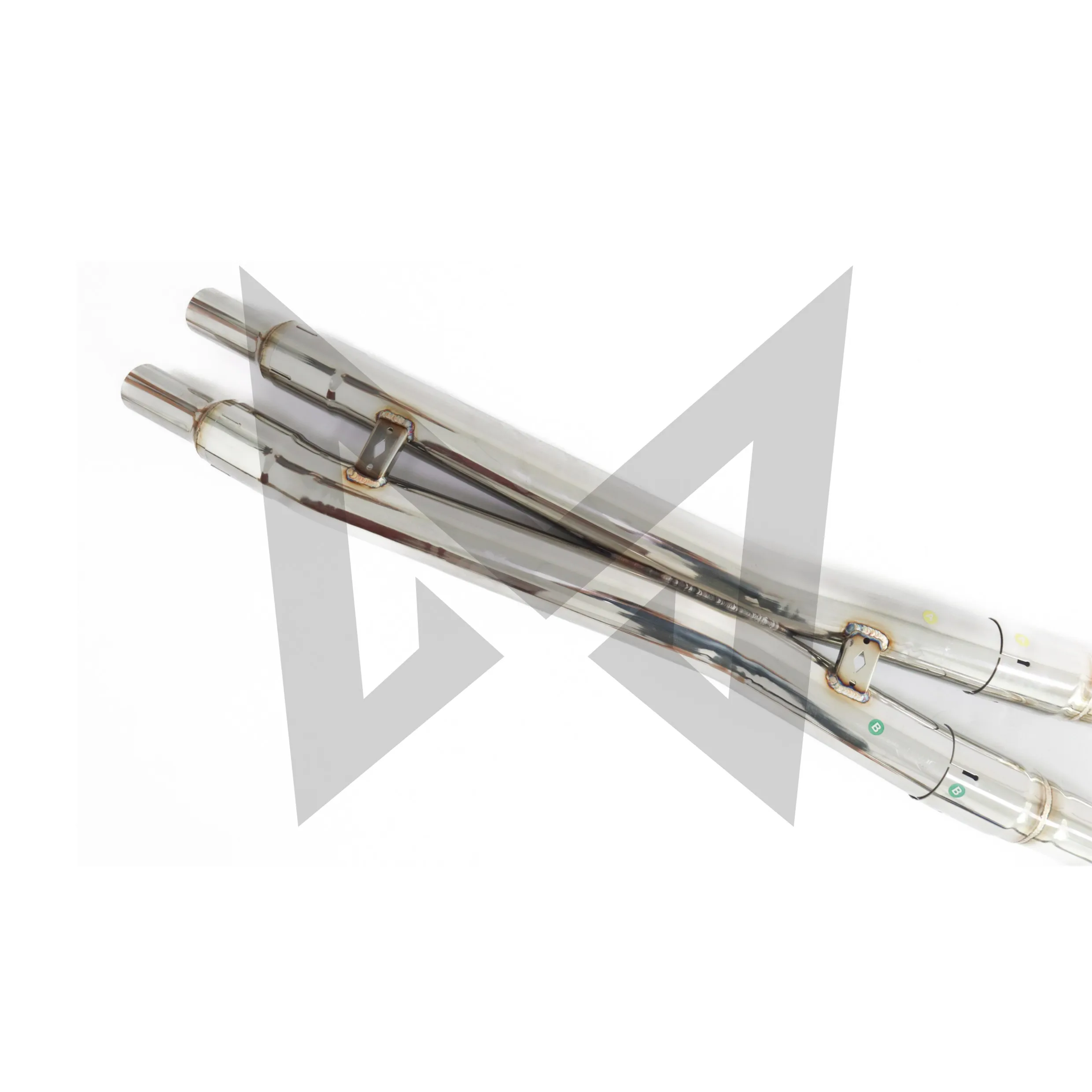 MANX ระบบไอเสียรถยนต์สําหรับ Ford Mustang GT 5.0T สแตนเลส Catback Performance ท่อไอเสียพร้อมรีโมทคอนโทรลวาล์ว