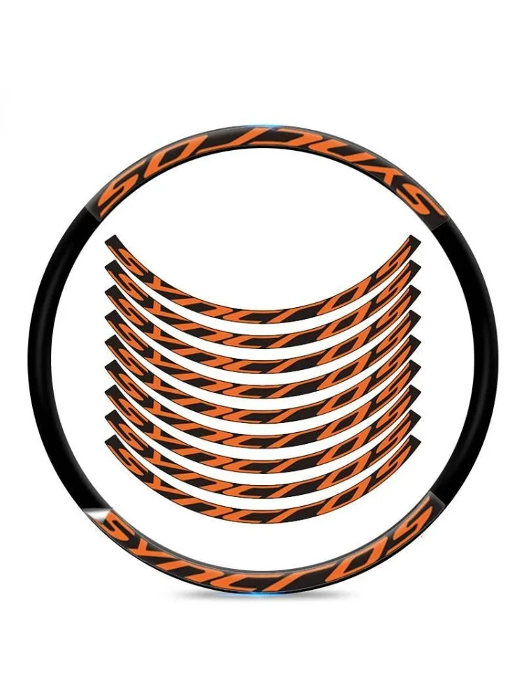 AliExpress NONE SYNCROS 27.5" 29" Mountain Bike Rim Stickers MTB Bicycle Wheel Decals Waterproof Decorative Cycling Accessories Width 20mm