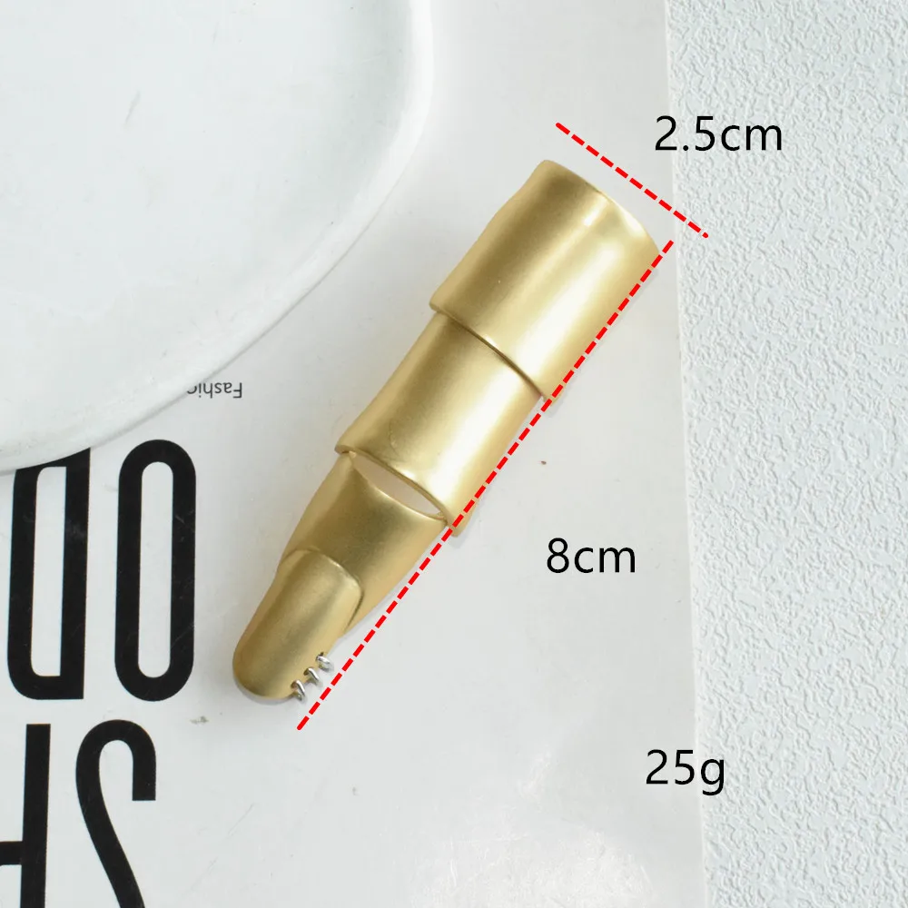 1 Stück Übertriebener Metall-Legierungs-Ring mit Beweglichen Gelenken für Damen Mode-Schmuck Boutique Punk-Ring Accessoires – Detail 10