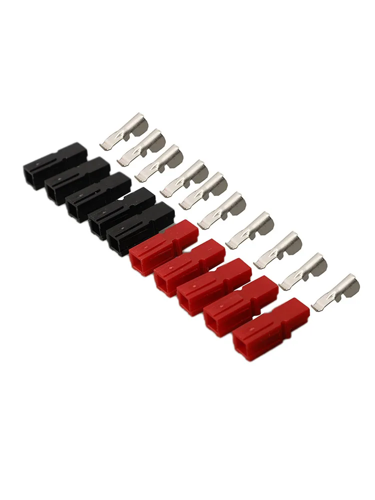 Black Shell Multi-functional Reliable Long-lasting Amp 600V Marine Power Connectors Strong Simple Safe Multiple