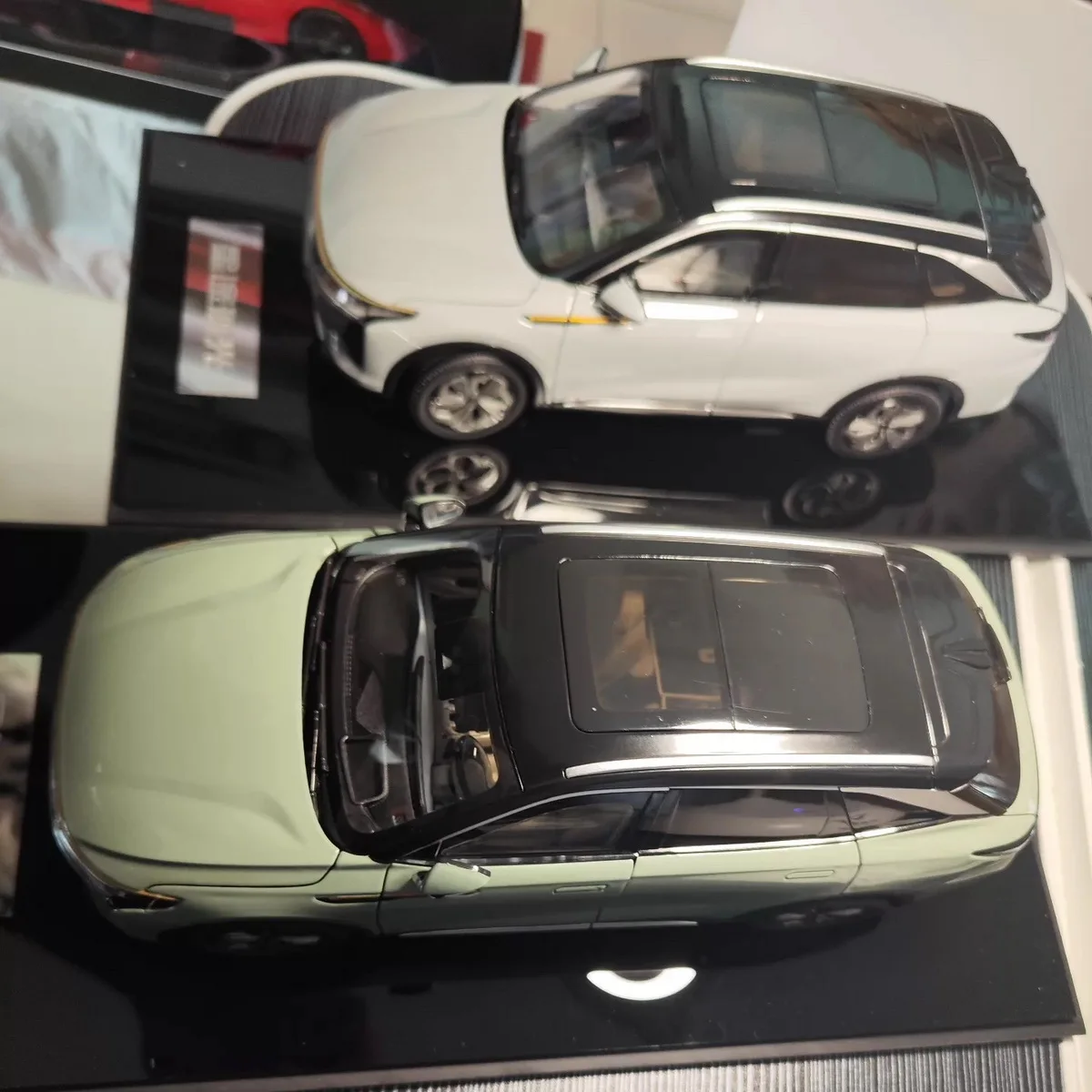 Exeed RX Desktop Decoration,Omoda C9 Die-cast Alloy Micromodel，Chery Yaoguang Metal Car Model,Adult Gift,Black,grey,green,1:18