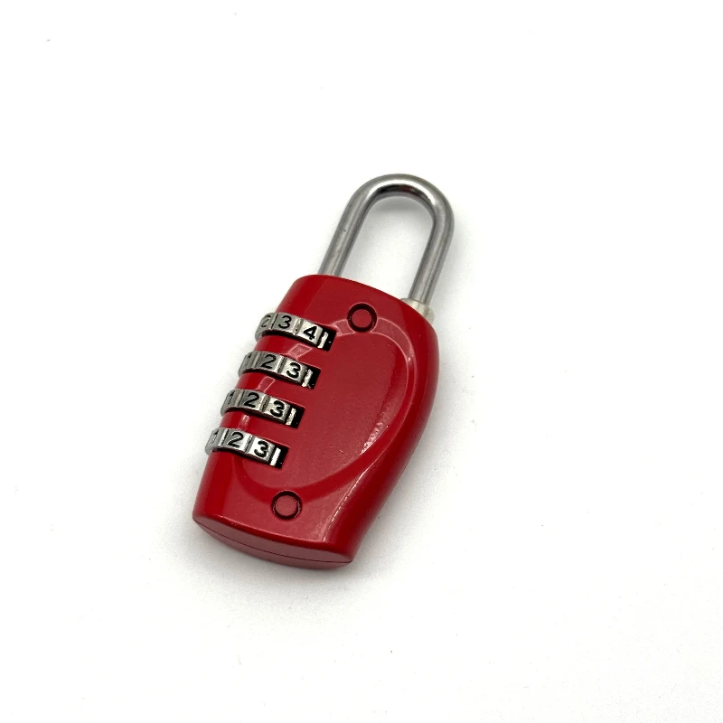 4 Dial Digit Password Lock Combination Suitcase Luggage Metal Code Password Locks Padlock Travel Safe Anti-Theft 1pcs