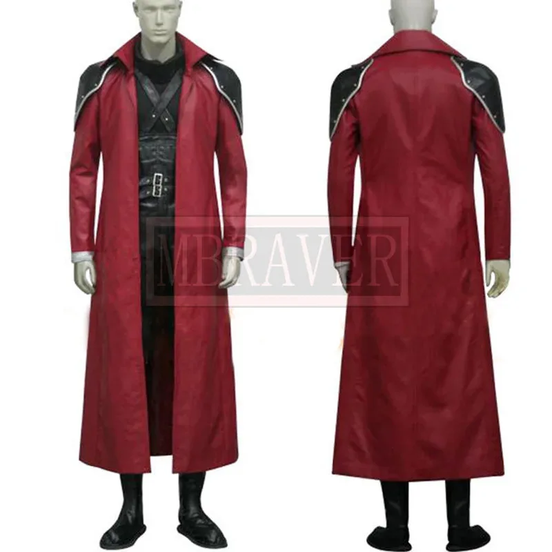

Final Fantasy VII 7 Genesis Rhapsodos Uniform Cosplay Costume Custom-Made Any Size