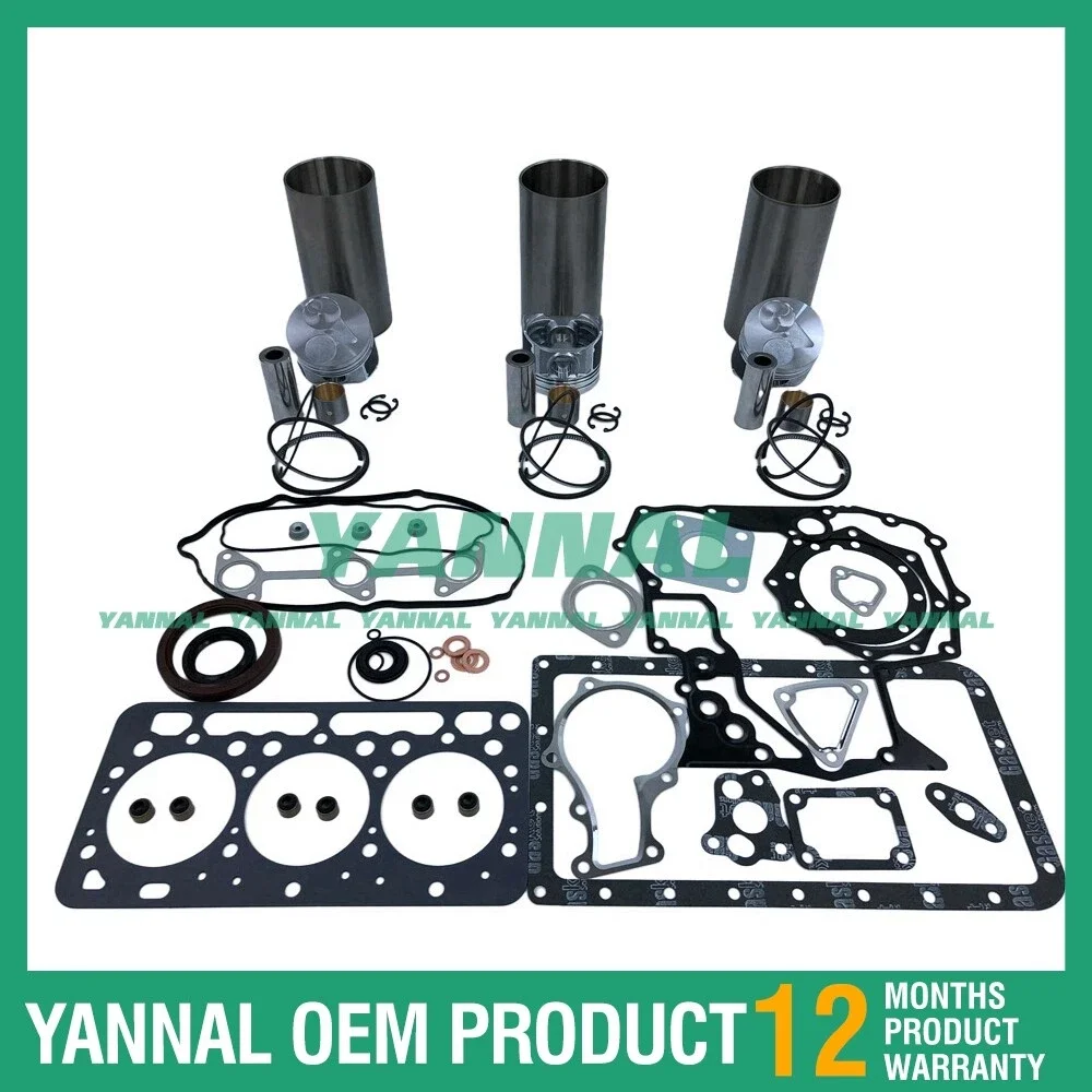 طقم إصلاح D902 جديد مع مجموعة حشية لجرار كوبوتا ZD1021 ZD323 450 BX25D