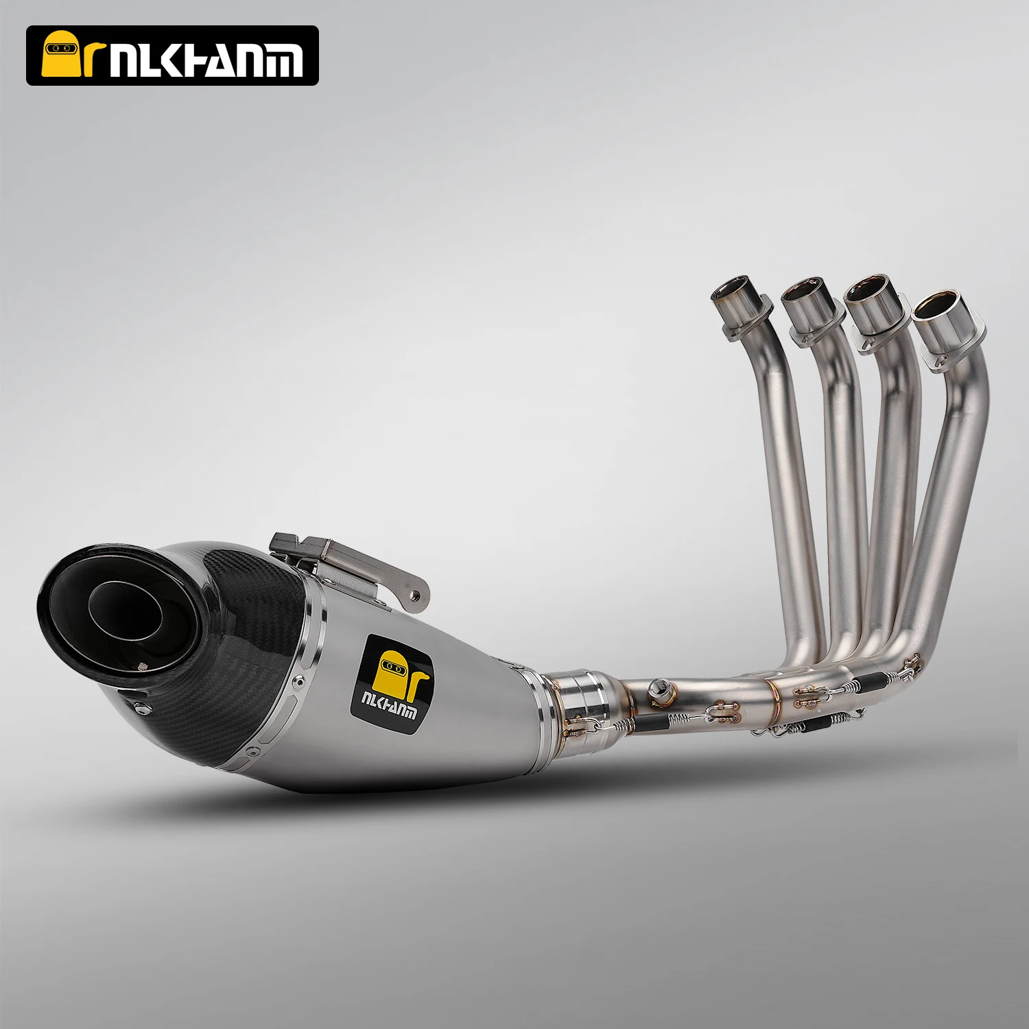 

For CB650R Motorcycle Full System Exhaust Modified Front Middle Link Pipe Akapo Muffler For Honda CBR650R CBR650F CB650R CB650F