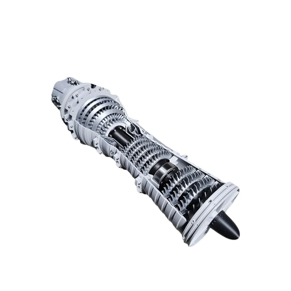 

3D Printing GE-J79 Turbine Engine Model Finished Product Ornament Toy PLA Material High precision Turbofan Movable Model