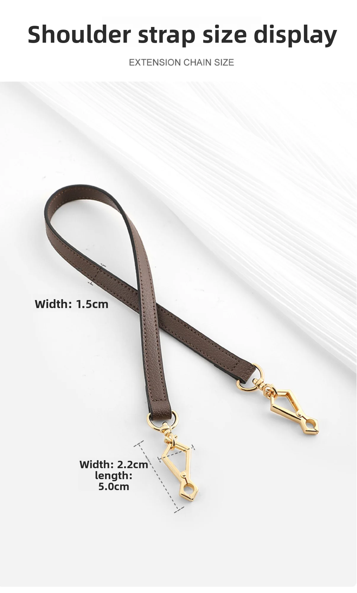 Bag Shoulder Strap For Ophidia Durable Fashion High-end Gift Underarm Crossbody Shoulder Strap Modification Bag Accessories