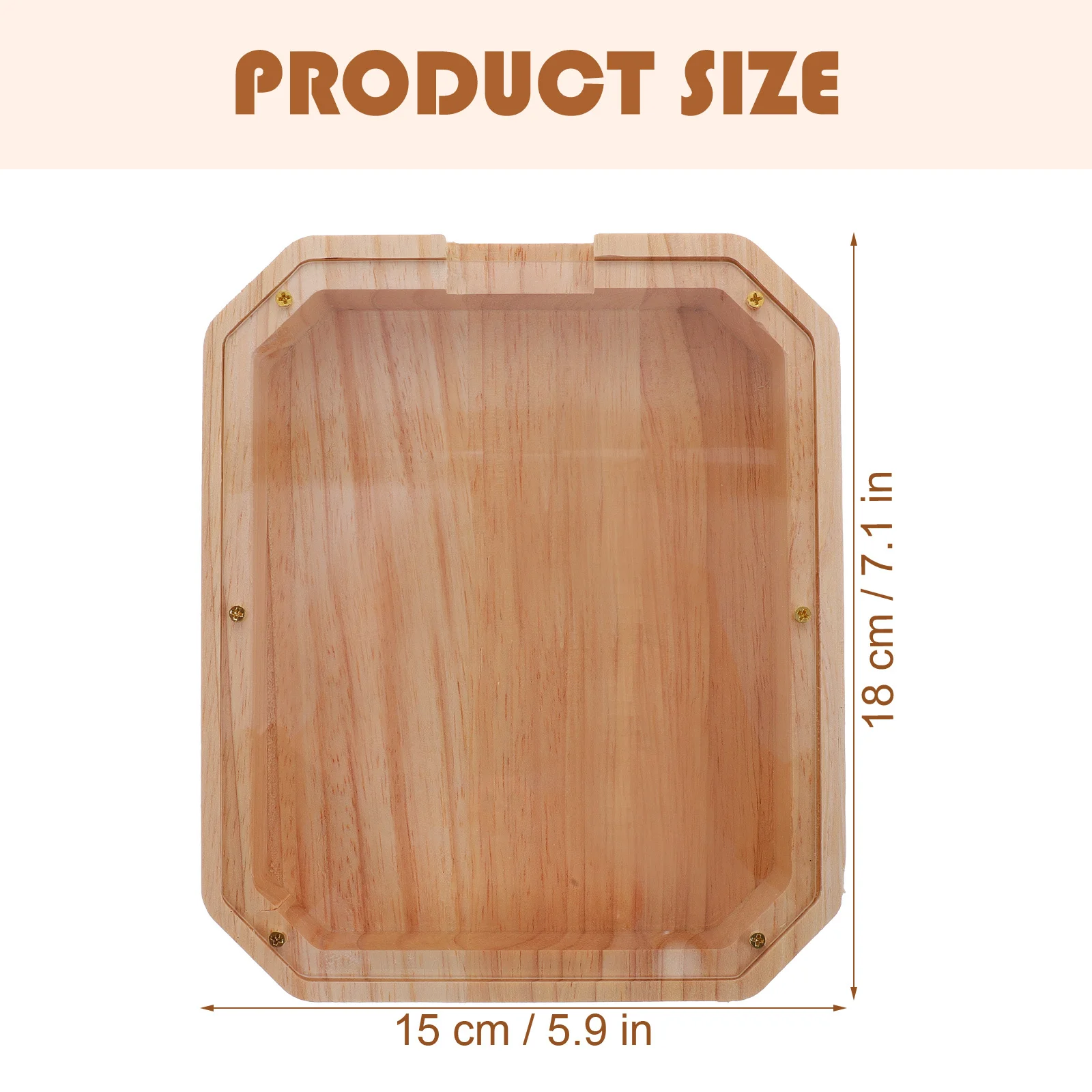 Tirelire en bois Transparent, Design numérique, pour enfants, pour filles et garçons, boîte d'économie d'argent incassable, décoration de bureau pour la maison