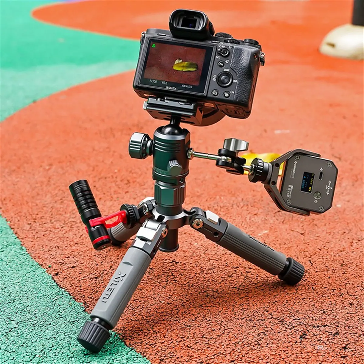 Mini Portable Travel Tripod for Camera DSLR SLR A Photography Tripod Aluminum-Magnesium Alloy