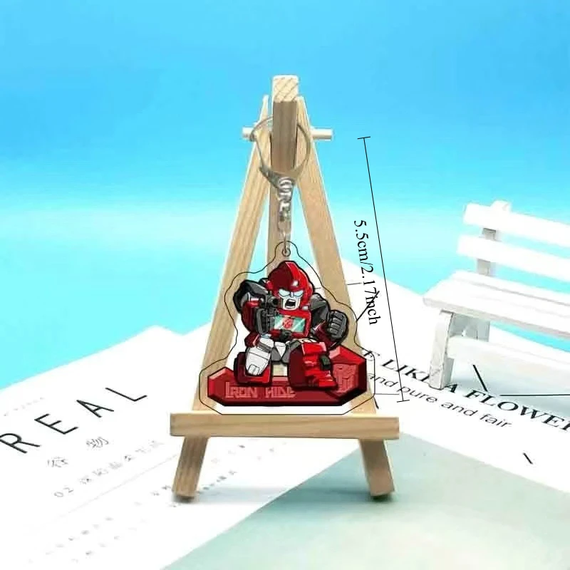 5.  5 cm Transformacje - Gadżety: Optimus Prime, Bumblebee, Megatron, Akrylowe Breloczki z Zawieszkami - Prezent