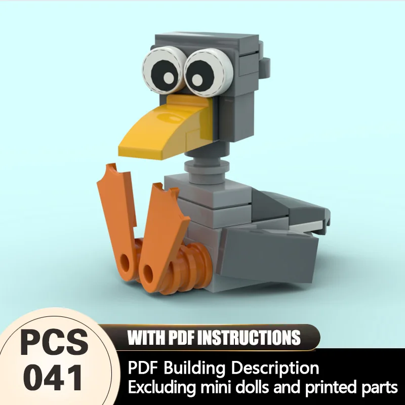 

Creators Animal Series Model MOC Building Bricks Greylag Goose Modular Technology Gifts Holiday Assemble Children Toys Suit