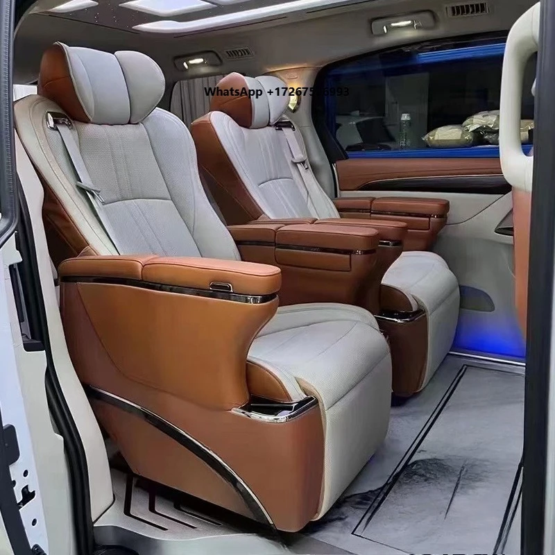 Luxury Vip Recliner Car Chair Sprinter Accessories Seat Captain Seats for Van Mpv  v Class Captain Seats