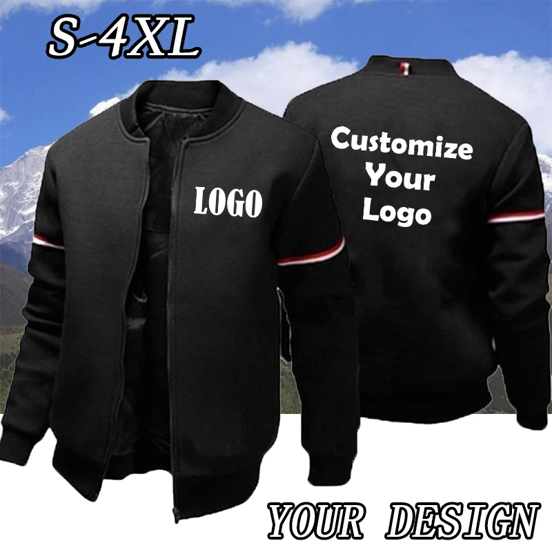 Customized Newest autumn and winter trendy men's and women's baseball uniform zipper jacket casual pilot jacket fashion jacket