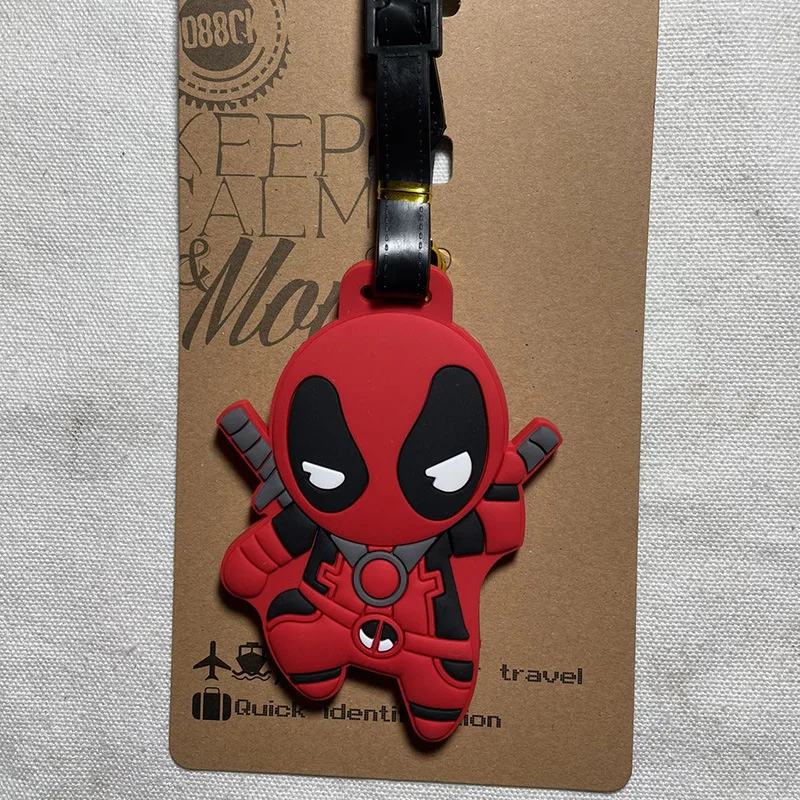 Deadpool & Wolverine Luggage Tag New Marvels Anime Suitcase Name ID Addres Holder Baggage Boarding Tags Travel Accessory Gift