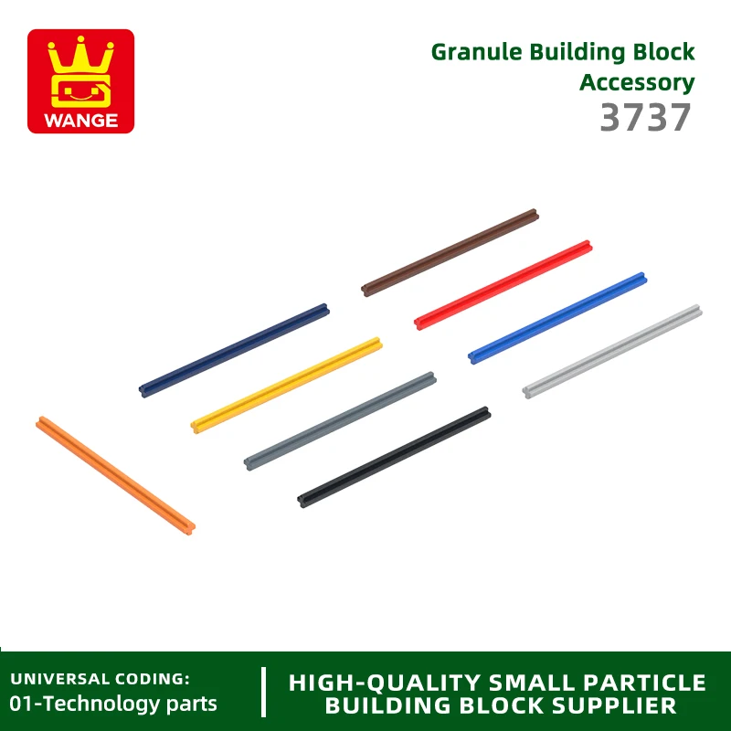 65Pcs/lot Cross Axles Block Moc Color Accessories Compatible with 3737 Brick DIY Children's Toy Assembly Parts