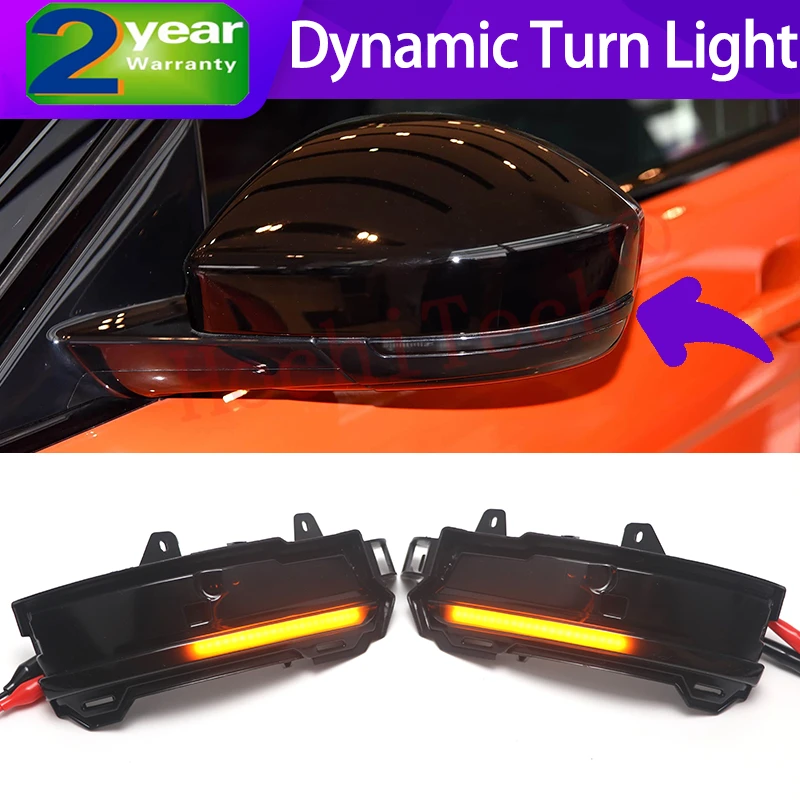 Luz Intermitente LED Dinámica para Espejo Lateral, Indicador de Señal de Giro Secuencial para Land Rover Discovery Sport L550 Range Evoque L538 L560