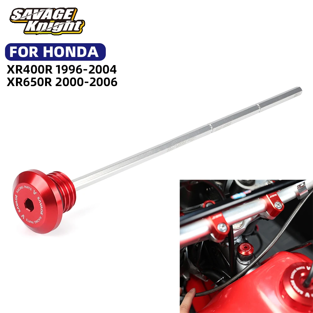 For HONDA XR400R XR650R XR 400R 650R Engine Oil Filler Screw Cap Dipstick XR400 XR650 Oil Filler Cap Nut Motorcycle Accessories