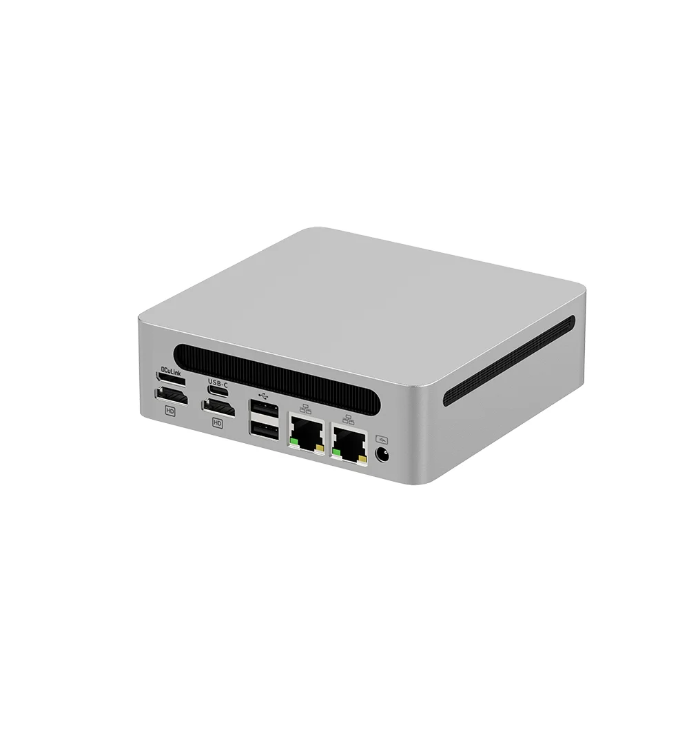 New Fan Mini PC 24GB LPDDR5 NVMe 2xHD Intel Ultra 7 265H 16Cores Office/Home Computer USB4.0 2x2.5G LAN WiFi6 BT5.2 Windows11