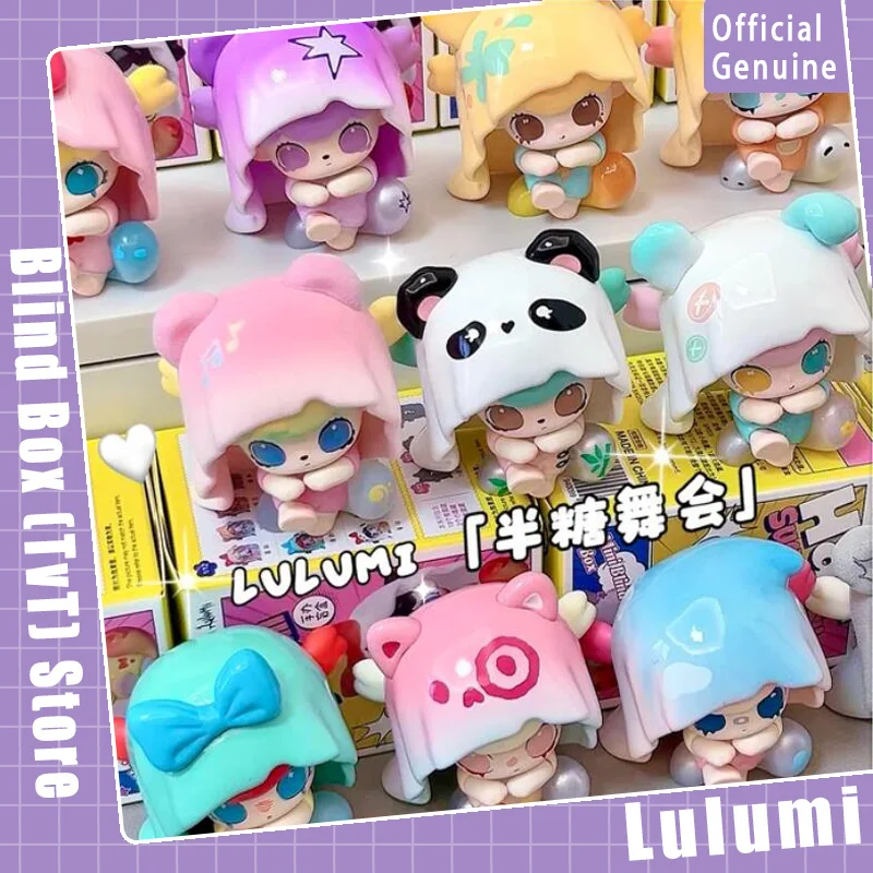 

Оригинальная серия Lulumi Half Sugar Ball: мини-фигурки в слепых коробках, коллекционные, милые, для декора рабочего стола, модный тренд, сюрприз-подарок