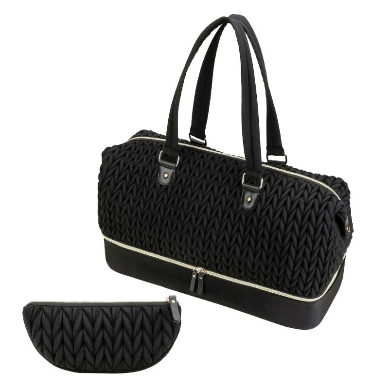 J15U High Capacity mother Bag Double Layer Diaper Bag Large for Shopping Travel Need