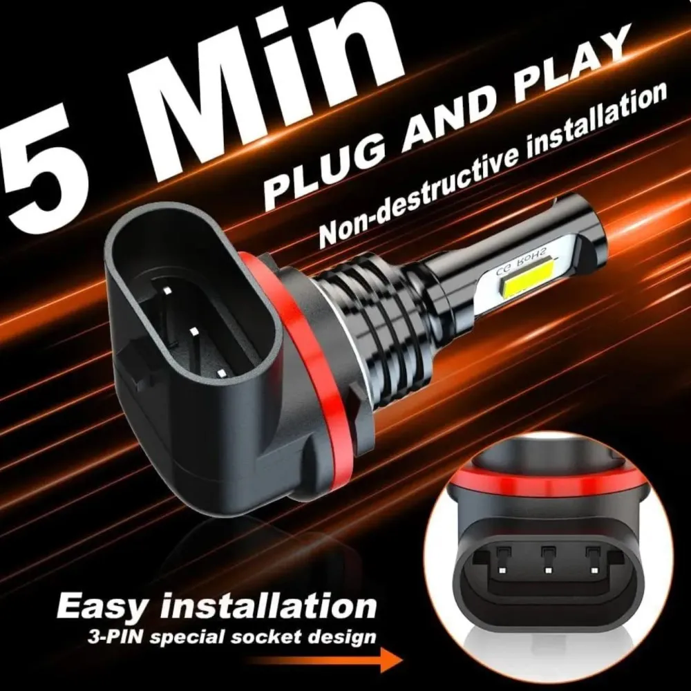 Compatible with Honda Rancher TRX420 TRX500 Lights 2014 2015 2016 2017 2018 2019 2020 2021 2022, 34901-HR3-A21 Bulbs - Image 2