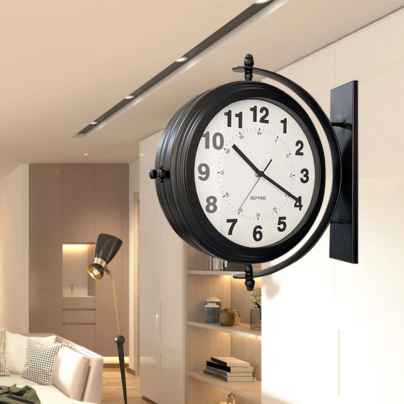 Modern Simple Wall Clock Light Luxury Aesthetic Interior Design Creative Clock Wall Korean Living Room Horloge Murale Decor